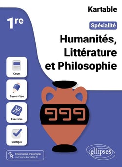 Kartable : spécialite humanités, littérature et philosophie - 1re (édition 2023)