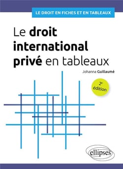 Le droit international privé en tableaux : A jour au 15 décembre 2023 (2e édition)