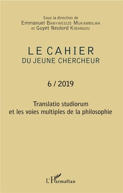 Translatio studiorum et les voies multiples de la philosophie (édition 2019)