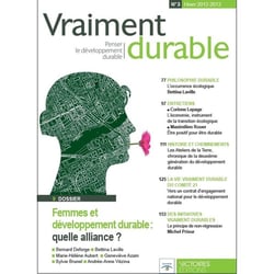 Vraiment durable Tome 3 - femmes et développement durable, quelle alliance ?
