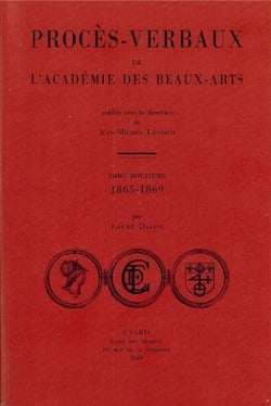 Procès-verbaux de l'Académie des beaux-arts : 1865-1869