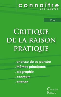 Critique de la raison, de Kant