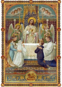Image sainte - ma 1ère communion