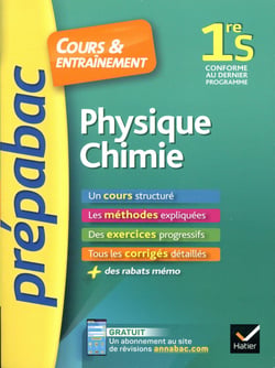 Prépabac cours & entraînement - physique-chimie - 1re s (édition 2019)