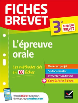 Fiches brevet : l'épreuve orale - 3e