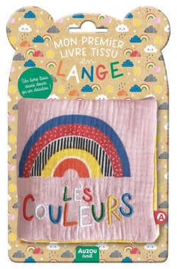 Mon premier livre tissu en lange : les couleurs
