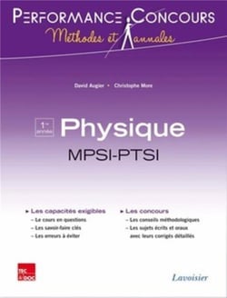 PERFORMANCE CONCOURS : physique - MPSI-PTSI 1re année