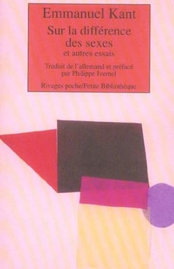 Sur la différence des deux sexes