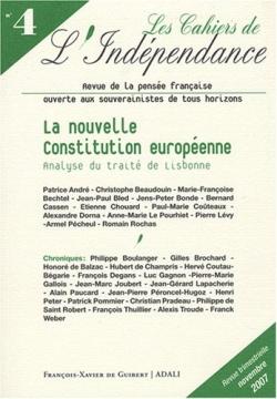La Nouvelle Constitution européenne : Les cahiers de l'Indépendance n°4