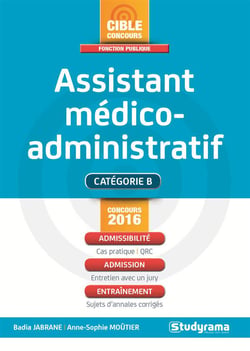 Assistant médico-administratif - catégorie B (concours 2016)