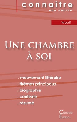 Fiche de lecture une chambre a soi de Virginia Woolf - analyse littéraire de référence et résumé comp