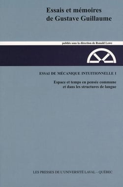 Essais et memoires de gustave guillaume v 01