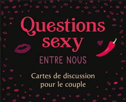 Questions sexy entre nous : cartes de discussion pour le couple