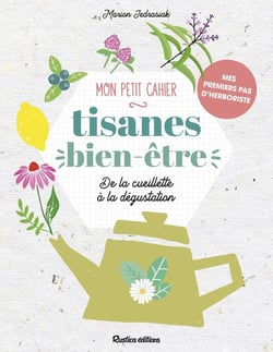 Mon petit cahier tisanes bien-être - de la cueillette à la dégustation