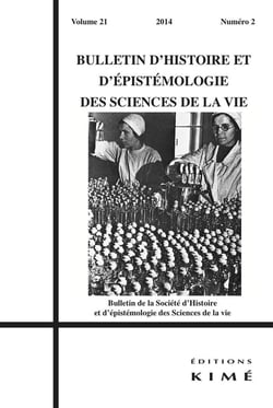 BULLETIN D'HISTOIRE ET D'EPISTEMOLOGIE DES SCIENCES DE LA VIE n.21 : Le médicament : quelles ouvertures vers l'histoire et l'épistémologie ?