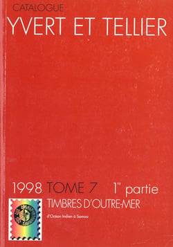 Timbres d'outre mer t.7 1e partie - d'océan indien à Samoa (édition 1998)