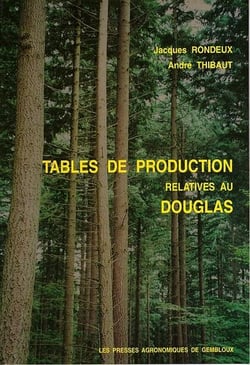 Tables de production relatives au douglas