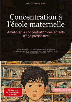 Concentration à l'école maternelle: Améliorer la concentration des enfants d'âge préscolaire : Guide pratique pour l'entraînement à l'attention et le développement de la concentration en toute facilité chez les enfants de l'école primaire