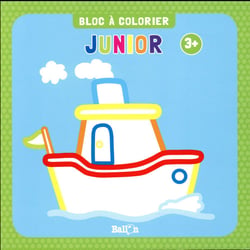 Bloc à colorier junior - bateau