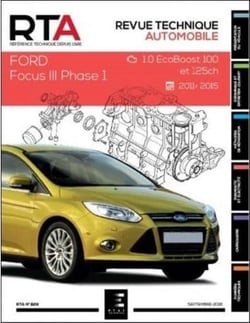 Revue technique automobile n.829 : Ford Focus hayon 5p III phase1 2011-01->2015-04
