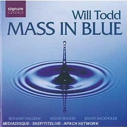 Mass in blue