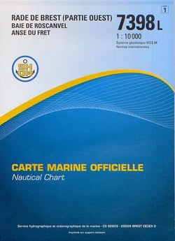 Rade de Brest, baie Roscanvel, anse du Fret - 7398 l