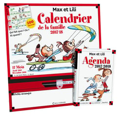 Pack filmé : Calendrier de la famille 2017-2018 + Agenda scolaire 2017-2018