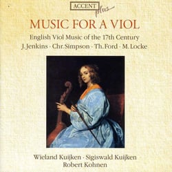 Sigiswald Kuijken, viole de gambe musique anglaise pour alto du 17e siecle