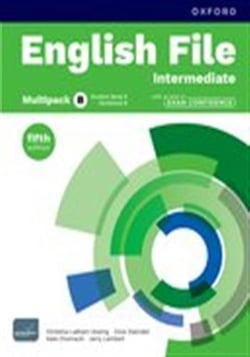 English file 5th edition intermediate- student's book & workbook with access to exam confidence multi-pack b