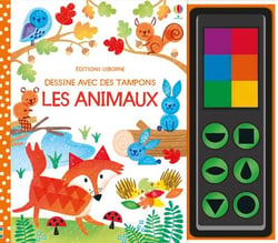 Dessine avec des tampons - Les animaux