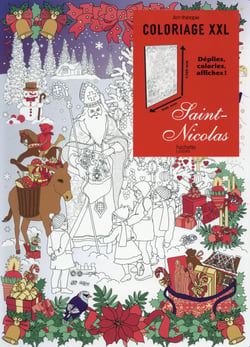 Coloriage xxl - saint-nicolas