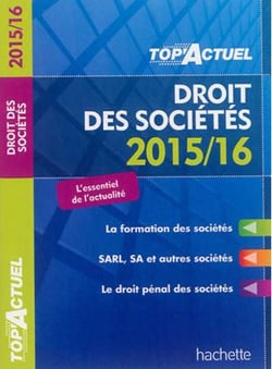 Top'actuel - droit des sociétés (édition 2015/2016)