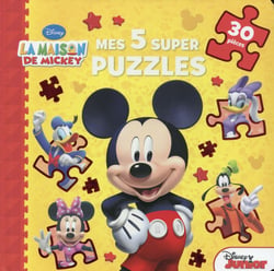 La maison de mickey - mes 5 super puzzles