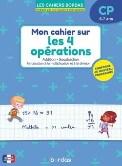 Mon cahier sur les 4 opérations - CP