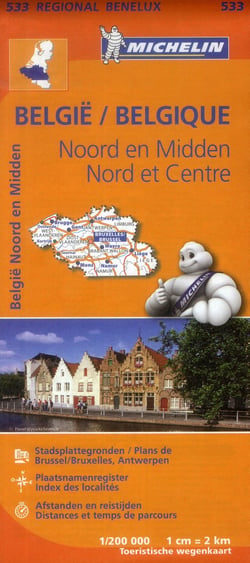 Carte Régionale België/Belgique