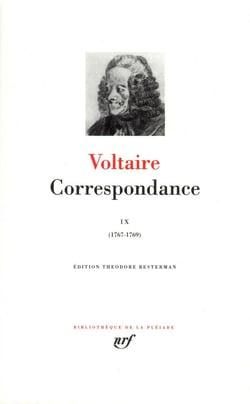 Correspondance Tome 9 - juillet 1767 - septembre 1769