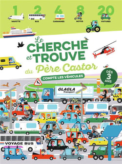 Le cherche et trouve du Père Castor - compte les véhicules
