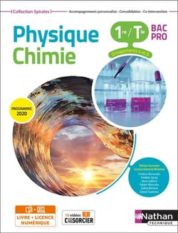 Spirales : Physique-chimie 1re/Term Bac Pro - Groupements 3/4/5/6 (Manuel) - (Spirales) Livre + lic. élève