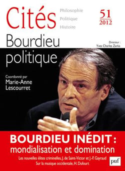REVUE CITES Tome 51 : Bourdieu politique