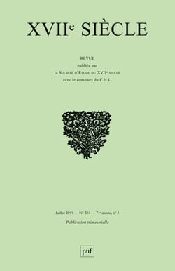 Revue XVIIe siècle n.284 (édition 2019)