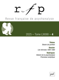 Revue française de psychanalyse n.4 (édition 2025)