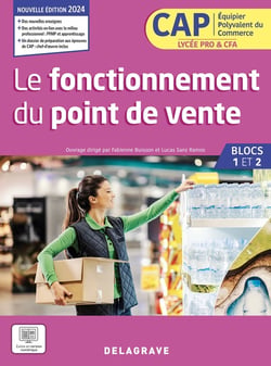 Mon métier, mes compétences Le fonctionnement du point de vente CAP EPC 1re et 2e années (2024) - Pochette élève