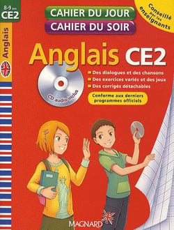 Cahiers du jour/ soir - anglais - ce2 - cahier + cd audio