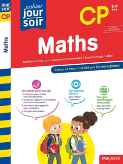 Cahier du jour / cahier du soir : maths - CP