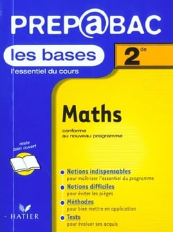Prepabac - bases de mathematiques 2e