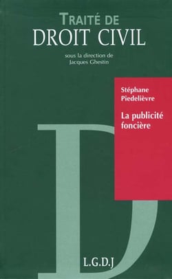 La publicite fonciere