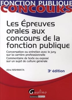 Les épreuves orales aux concours de la fonction publique
