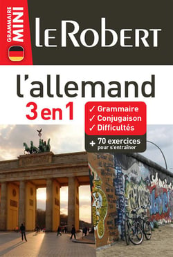 3 en 1 : le Robert - mini - l'allemand
