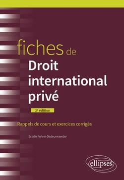Fiches de droit international privé (2e édition)