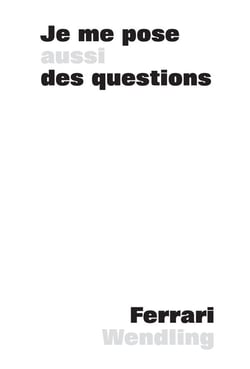 Je me pose (aussi) des questions